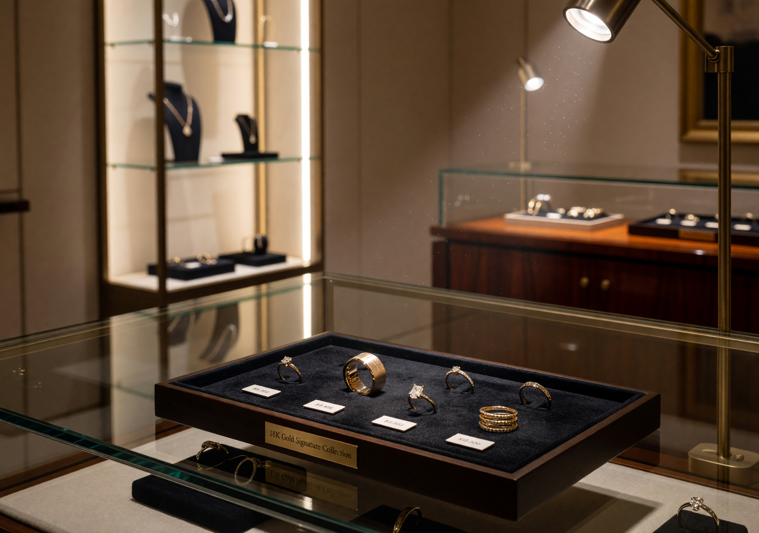 Anéis e joias em ouro